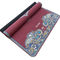 Yoga de encargo Mat Anti Slip Proof Yoga Mat Rubber Natural Suede Foldable de la microfibra