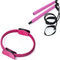 barra rosada púrpura de Ring With Hip Muscle Trainer Pilates de la yoga de los 94cm Pilates