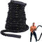 El apretón impermeable termina combas pesadas del gimnasio de la cuerda del entrenamiento de la batalla