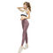 pantalones de nylon de la yoga de la cintura alta de 200g Spandex con los bolsillos S M L
