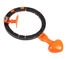 SGS anaranjado negro ROHS del CE FDA del anillo del equipo de Pilates Yoga Fitness del corrector de la espina dorsal