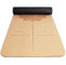La suavidad del resbalón de Manufacturor no sudó a Cork Yoga Mat de lujo resistente