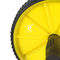 El rodillo unisex de la rueda del Ab del equipo de entrenamiento de la fuerza con 2 ruedas configurables y no desliza las manijas