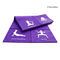 Yoga plegable portátil Mat For Exercise Bodybuilding del resbalón del material 8m m del PVC del gimnasio no
