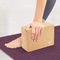 Ejercicio de encargo de la yoga de Logo Recyclable Wholesale Solid Natural Cork Yoga Block For Indoor